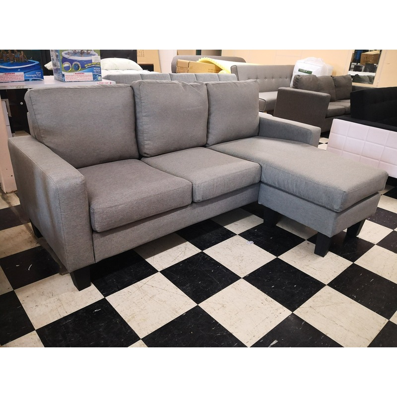 Buy Foret 3 Seater Sofa Modular Corner Lounge Three Seat Couch Ottoman ...