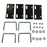 Elora U Locks Brackets Bolts for Car Roof Rack Rails Cross Bars Vehicle Basket