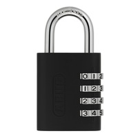 ABUS 158KC/45 Combination Padlock with Resettable Code Black 158KC45AP050