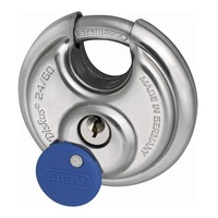ABUS Diskus Padlock with Dust Cover Keyed To Differ Stainless Steel 24IB60C
