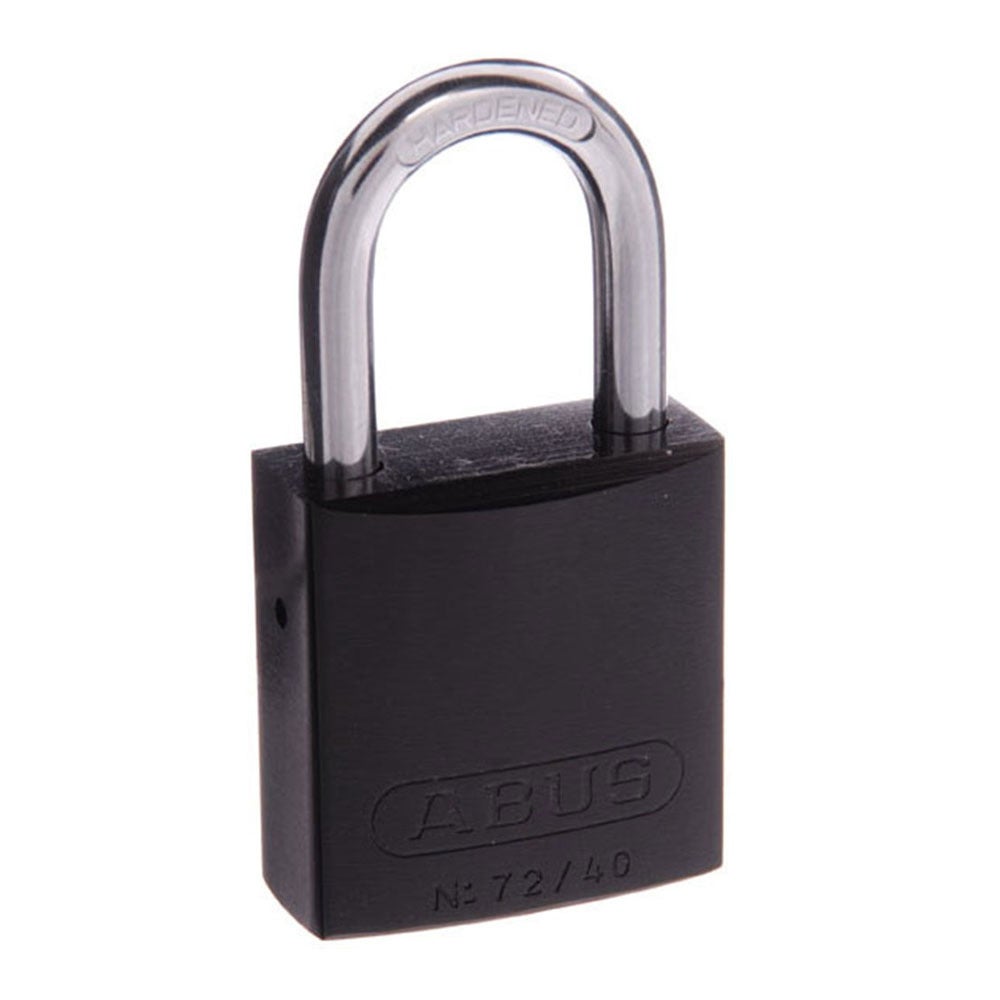 ABUS High Security Padlock Keyed Alike Aluminium Black 7240BLKKA1 