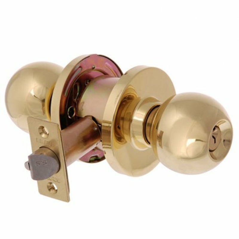 Buy Brava Metro Glass Door Knob Set EA3111PB70 Fire Rated 70mm Backset PB -  MyDeal