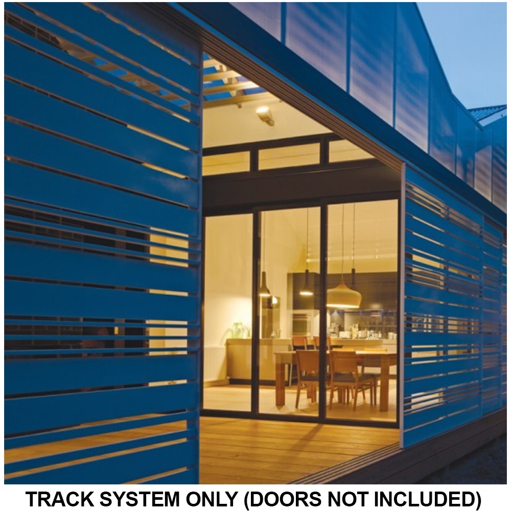 Brio Single Run SR120+ Sliding Door System for 120KG Top Hung Panels