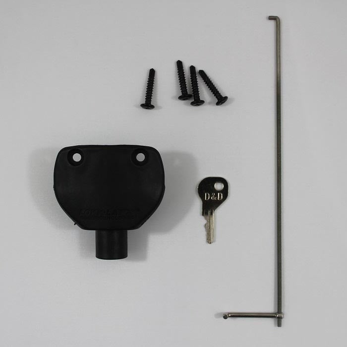 D&D LokkLatch LLB External Access Kit For Square Post To Suit LLAA Gate Lock