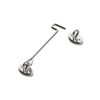 Emro 145+ Anti-Vandal Cabin Hook Satin Stainless Steel 150mm