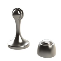 Emro Magnetic Door Stop Wall Or Door Mounted Type Satin 50017