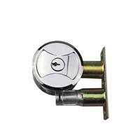 Lockwood 7444CPDP Cavity Sliding Door Entrance Set Polished Chrome