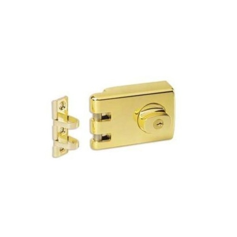 Lockwood Door Lock 355 Double Cylinder Deadlock Everbrass MyDeal