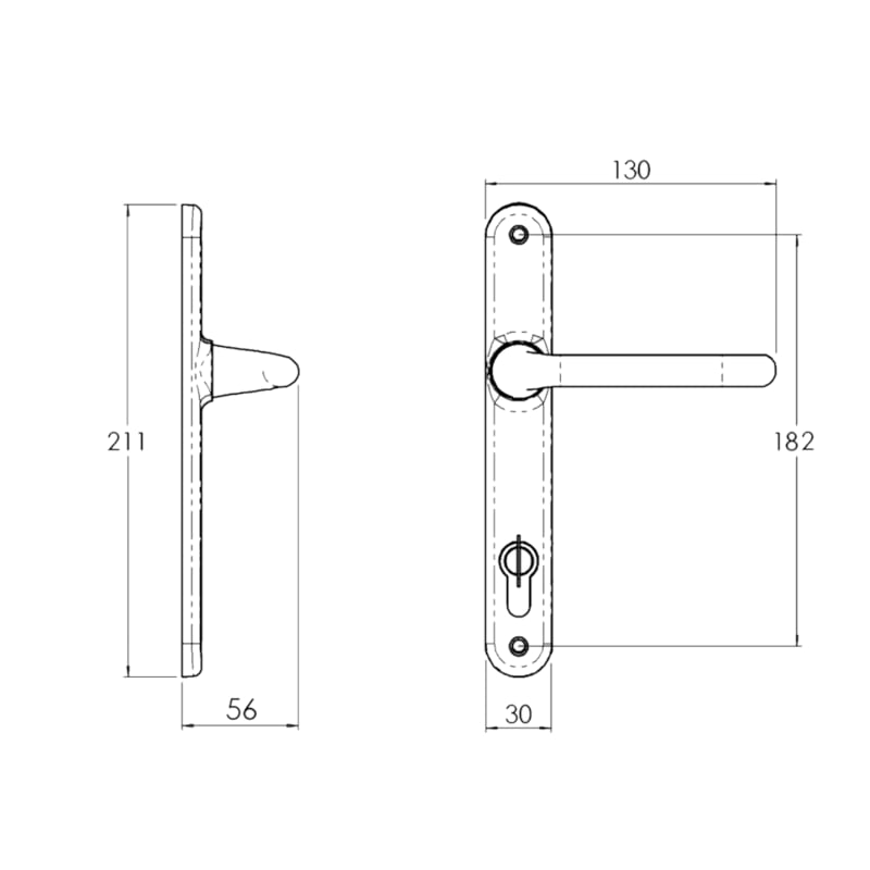 Buy Lockwood Door Lock Pack Optimum Mortice Verona Gidgee Levers Black ...