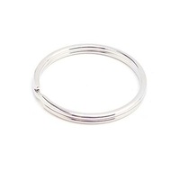 Steel Split Key Rings *200 Pack* 17mm Polished Chrome KR17MM