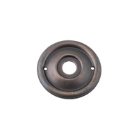 Tradco Milled Edge Mortice Knob Backplate *Pair*