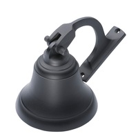 Tradco 1295MB Ships Bell Matt Black 100mm