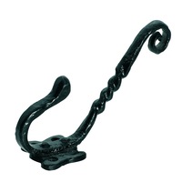 Tradco 1885MB Hat & Coat Hook MI Matt Black H145-P85mm