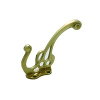 Tradco 3901PB Hat & Coat Hook Polished Brass H115-P80mm