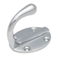 Tradco 3938CP Single Robe Hook Polished Chrome P42mm