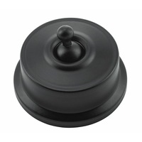 Tradco 5320 Federation Light Switch Matte Black