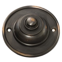Tradco 5510AC Bell Push Antique Copper 75mm