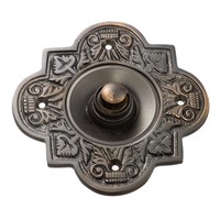 Tradco 5512AC Bell Push Antique Copper 100x100mm