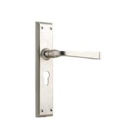 Tradco 6557+ Menton Door Lever Satin Nickel 225x50mm