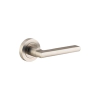Tradco 9219+ Door Handle Baltimore Lever Concealed Fix Satin Nickel 52x58mm