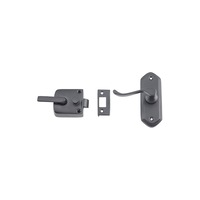 Tradco 9636 Door Latch Left Hand External Matte Black