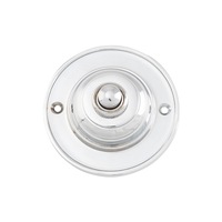 Tradco 9757 Round Bell Push Chrome Plate 75mm