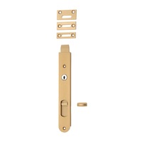 Iver Locking Flush Bolt - Available in Various Sizes and Finishes