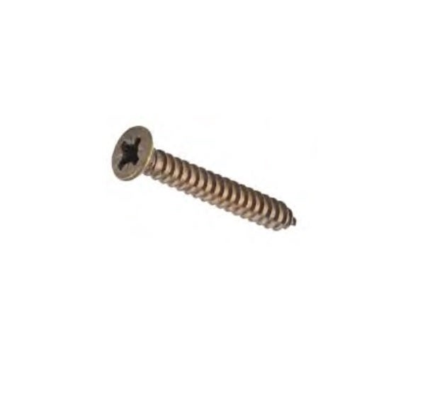 Tradco Hinge Screw Antique Brass Pack of 50 - Available in Various Sizes