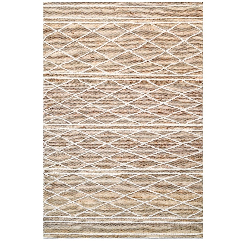 Buy Designer Natural Jute RugAndes 1122Natural/Ivory80x150cm MyDeal