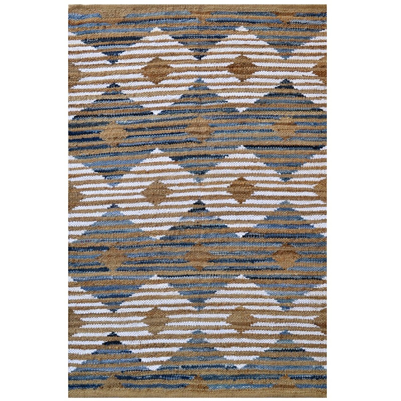 Buy Ecofriendly Natural Jute RugJamaica 1103Denim110x160cm MyDeal