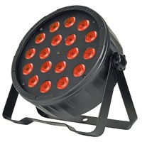 CR Lite High Power LED Light RGB 18 3-in-1 Tri Color Slim Par Can DJ Wedding with Fade Strobe Auto Sound DMX Control