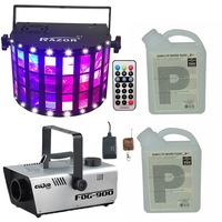 CR Razor ST Disco DJ Effect light Plus 900W smoke machine with 1L Liquid For Small Party
