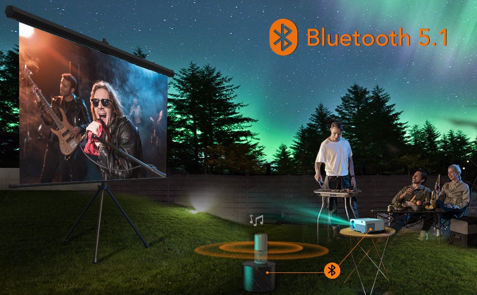 Buy 2023 New Native 1080P 10000LM Bluetooth Home Theater LED WiFi