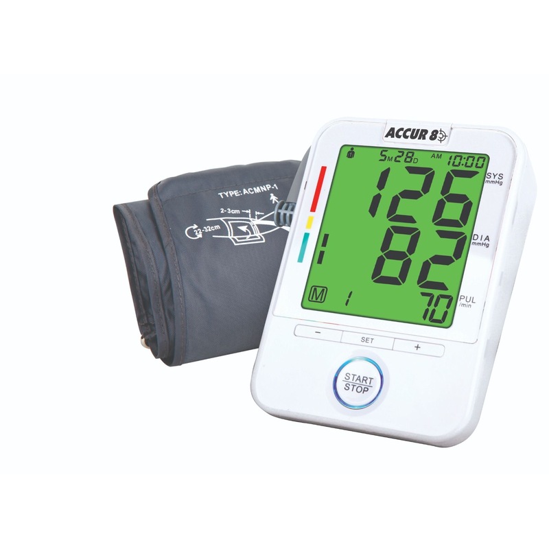 Buy Arm Blood pressure Monitor Colour coded LCD Class 2 registered - MyDeal