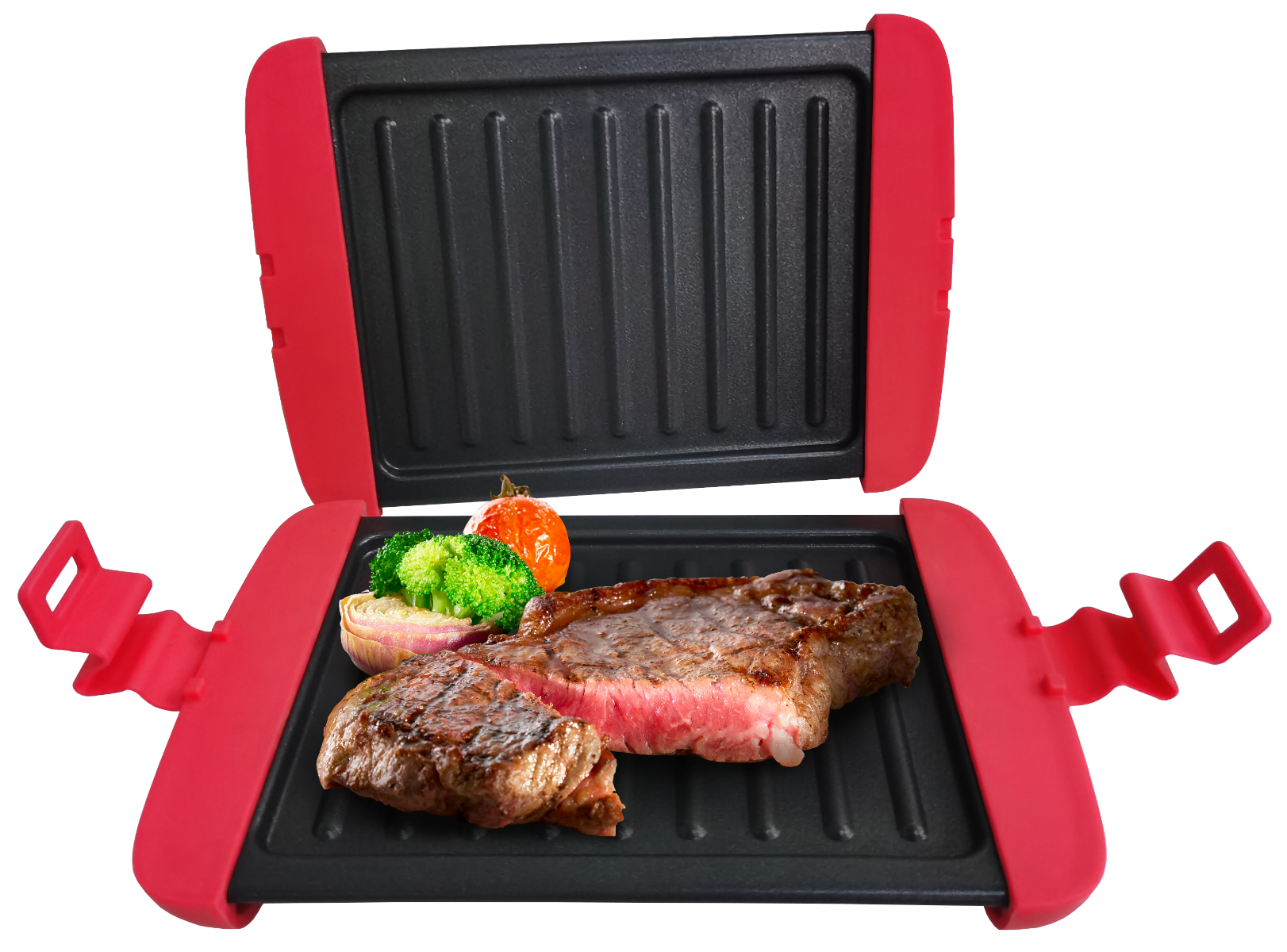 Microwave Long Grill Easy to use non-stick microwave BBQ grill