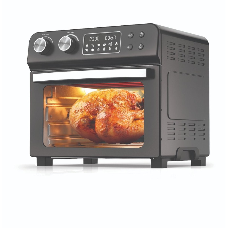 Buy Mighty Chef Black Edition Jumbo Air fryer Oven 23L All 8