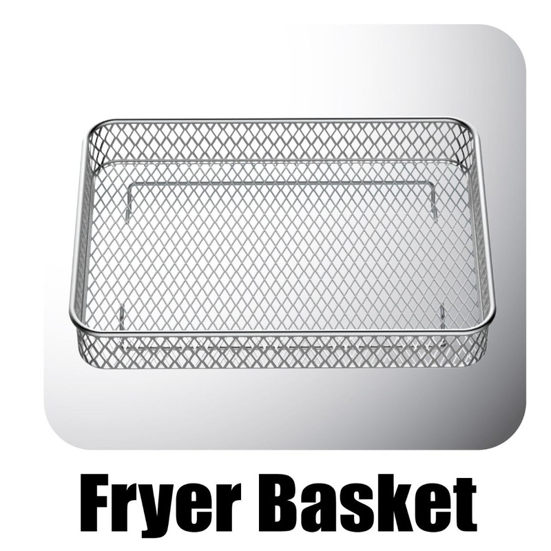 Buy Mighty Chef Black Edition Jumbo Air fryer Oven 23L All 8