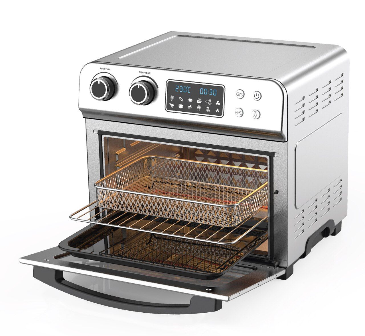 Mighty Chef Air Fryer Mighty Chef Jumbo Air fryer Oven 23L All 8 Accessories Included 1700W
