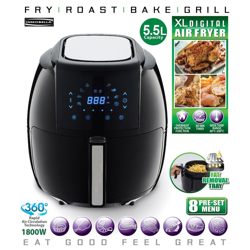 1800W XL 5.5L Digital Air Fryer with LED Touch Panel Buy Air Fryers