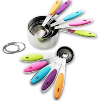 10 PCS Stainless Steel Measuring Cups and Spoons Set