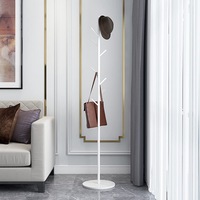 Coat Rack Metal Freestanding Coat Rack Garment Rack for Clothes, Bags, Hats Clothes Stand Organizer for Home, Office, Entryway, Hallway