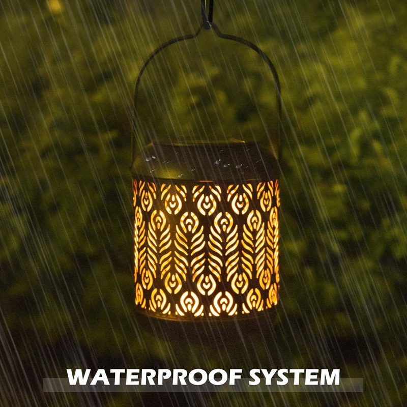 Buy 2 Pack Solar Lights Outdoor Tabletop Lantern for Table Pathway