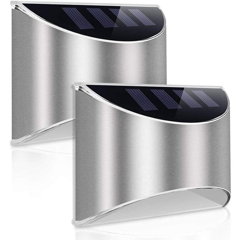 Buy 2 Pack Solar Post Lights Outdoor Fence Deck Cap Light Solar Powered