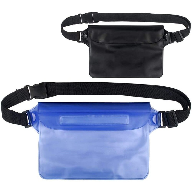 Buy 2 Pack Waterproof Pouch Bag, Waterproof Dry Bag Case with Waist ...