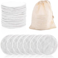20 Pack Reusable Makeup Remover Pads for Cleaning Face Halo Facial Pad Cloth Eye Wipes