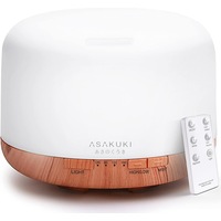 500ml Essential Oil Diffuser, 5 in 1 Ultrasonic Aromatherapy Fragrant Oil Diffusers, Vaporizer Humidifier with Remote Control