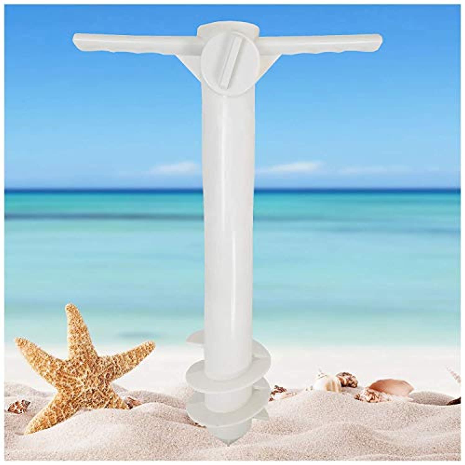 Beach Umbrella Anchor Sand Grabber Heavy Duty Screw Auger - One Size Fits All