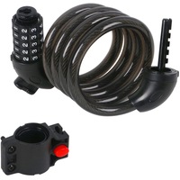Bike Lock Cable, 5-Digit Combination Bicycle Cable Lock with Mounting Bracket