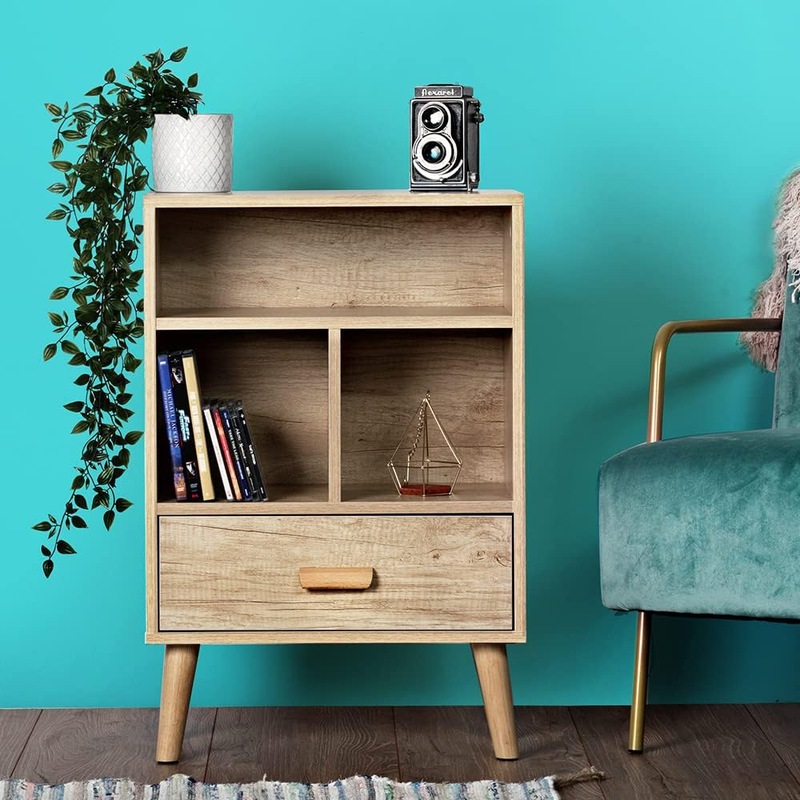 Buy Bookcase Display Shelf Storage Stand Home Office Bookshelf