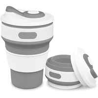 Collapsible Coffee Cup , Silicone Folding Cup for Outdoor Picnics Sporting